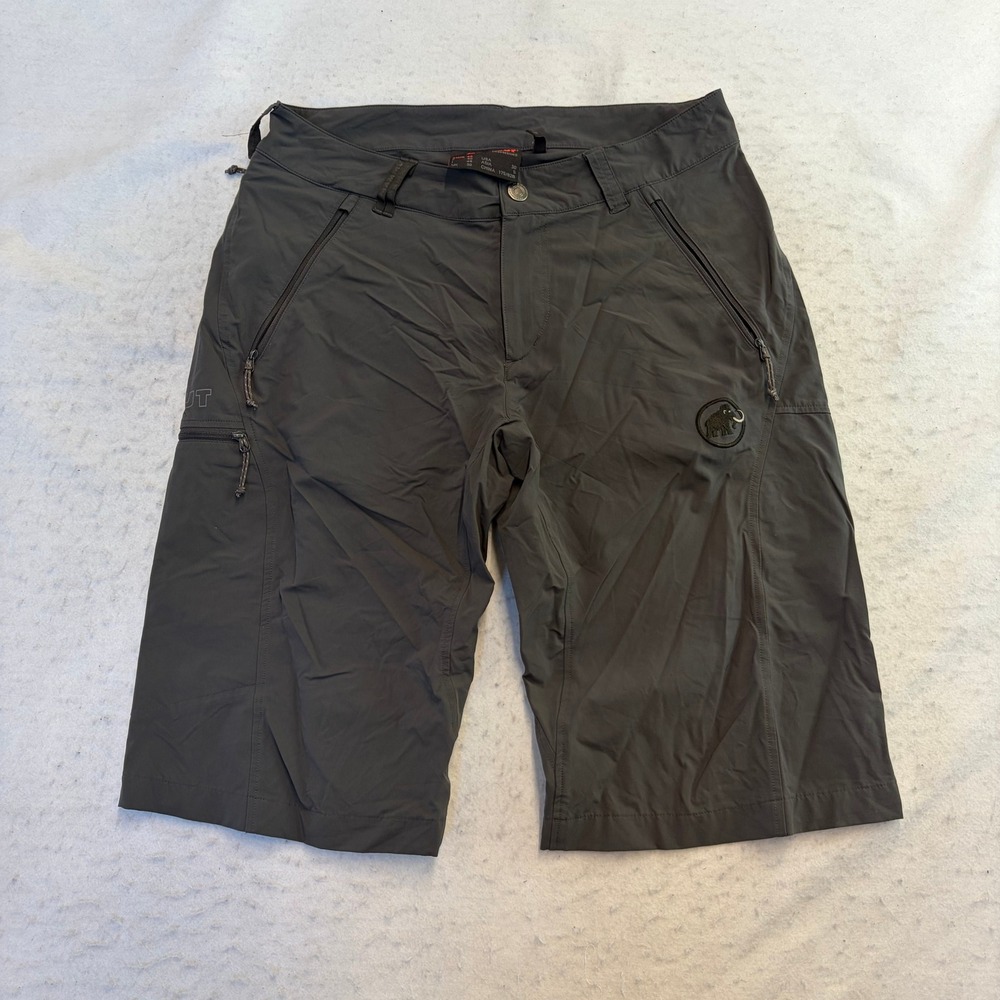 Mammut Hiking Shorts Mens 30 Gray Cargo Outdoor Lightweight
